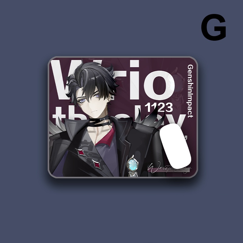 Genshin Impact 原神 アルハイゼン カーヴェ ヌヴィレット リオセスリ 鍾離 タルタリヤ 楓原万葉 スカラマシュ 魈 ディルック 神里綾人 マウスパッド