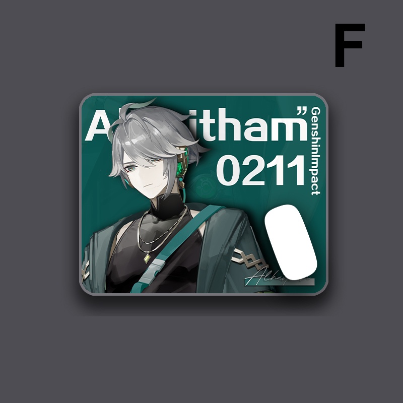 Genshin Impact 原神 アルハイゼン カーヴェ ヌヴィレット リオセスリ 鍾離 タルタリヤ 楓原万葉 スカラマシュ 魈 ディルック 神里綾人 マウスパッド