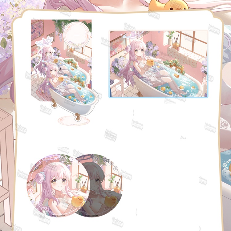 ブルーアーカイブ Blue Archive 空崎ヒナ 聖園ミカ 下江コハル 小鳥遊ホシノ アクリルスタンド 缶バッジ 色紙