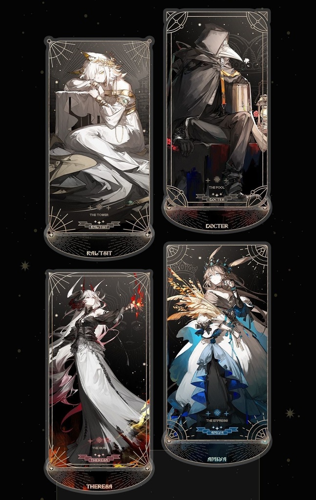 Arknights アークナイツ 明日方舟 ケルシー アーミヤ ドクター テレジア アクリルスタンド