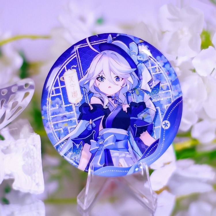 Genshin Impact genshinimpact 原神 フリーナ 神里綾華 胡桃 ナヴィア 千織 アクリルスタンド 缶バッジ