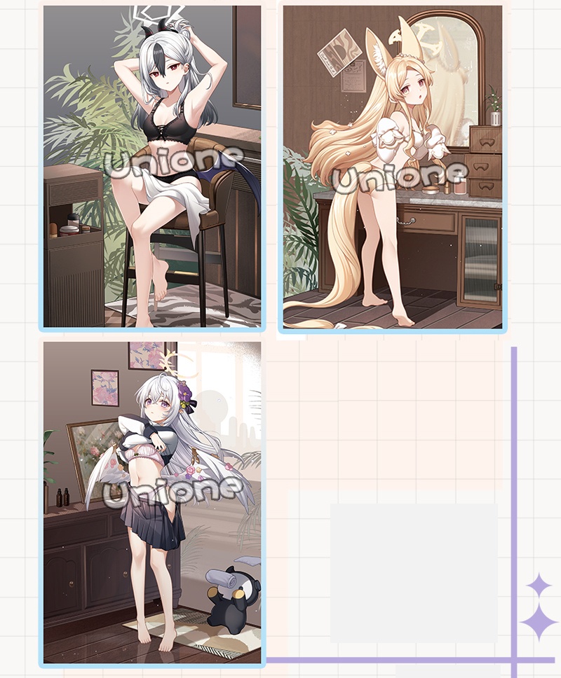 bluearchive ブルーアーカイブ Blue Archive 鬼方カヨコ 白洲アズサ 百合園セイア アクリルスタンド 缶バッジ 色紙