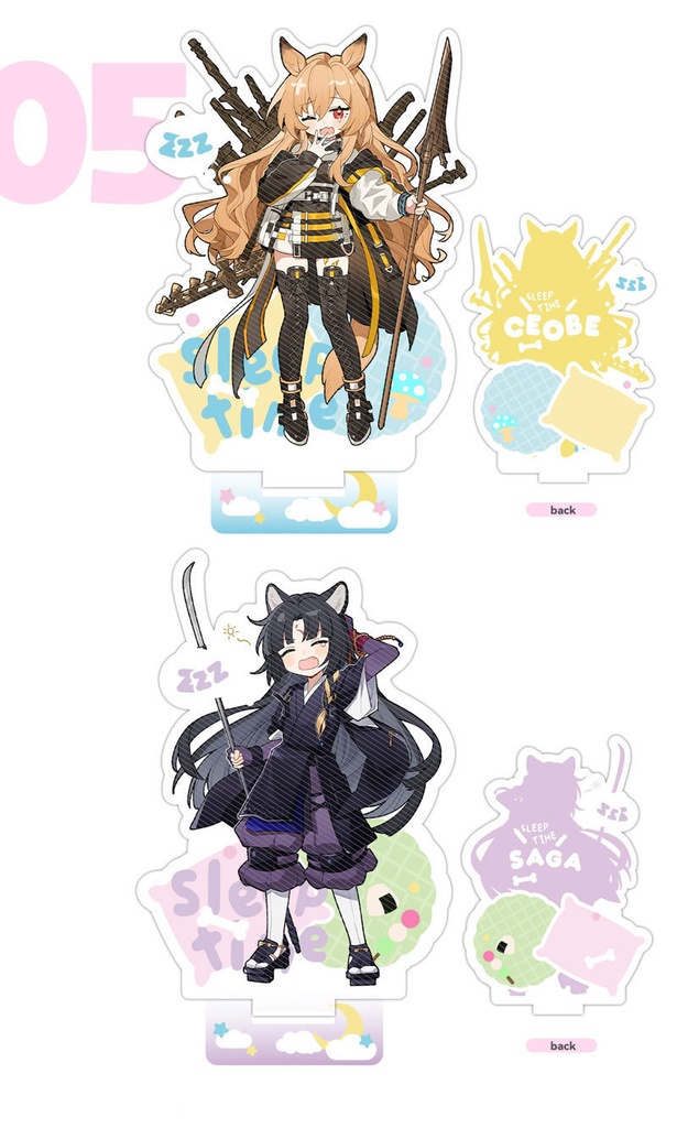 Arknights アークナイツ 明日方舟 ケオベ サガ アクリルスタンド