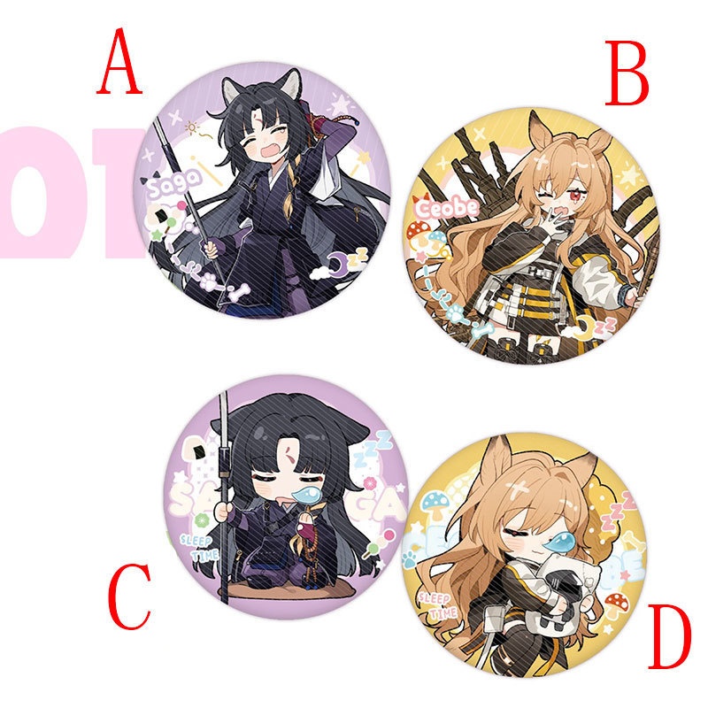 Arknights アークナイツ 明日方舟 ケオベ サガ アクリルキーホルダー 缶バッジ