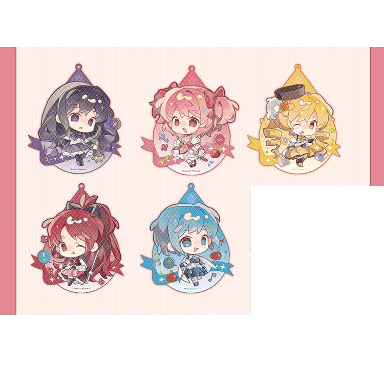 魔法少女まどか☆マギカ 佐倉杏子 鹿目まどか 美樹さやか 巴マミ 暁美ほむら アクリルキーホルダー 缶バッジ