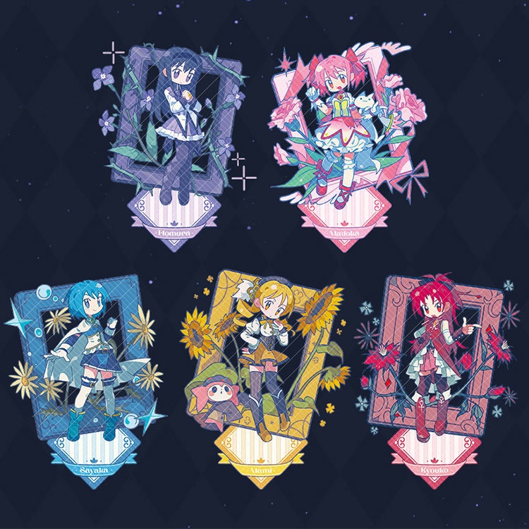 魔法少女まどか☆マギカ 佐倉杏子 鹿目まどか 美樹さやか 巴マミ 暁美ほむら アクリルキーホルダー アクリルスタンド 缶バッジ