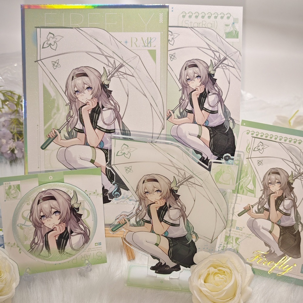 崩坏星穹铁道 崩壊:スターレイル 崩壊スターレイル スターレイル ホタル アクリルスタンド 缶バッジ 色紙 ブックマーク