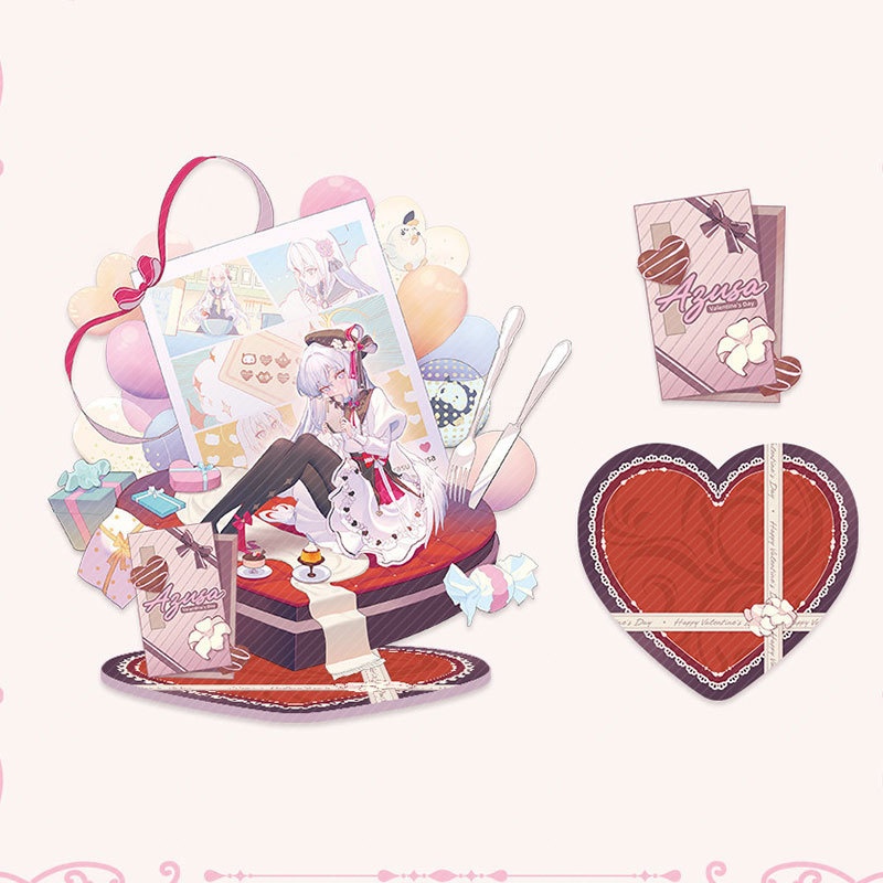 ブルーアーカイブ Blue Archive 白洲アズサ アクリルスタンド アクリルキーホルダー 缶バッジ