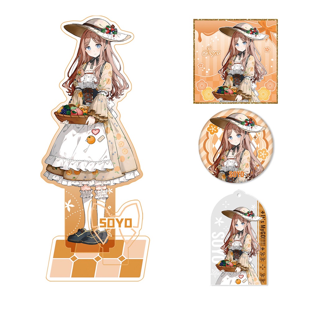 BanG Dream! バンドリ! バンドリ 千早愛音 長崎そよ 高松燈 要楽奈 椎名 立希 アクリルスタンド 色紙 缶バッジ アクリルキーホルダー