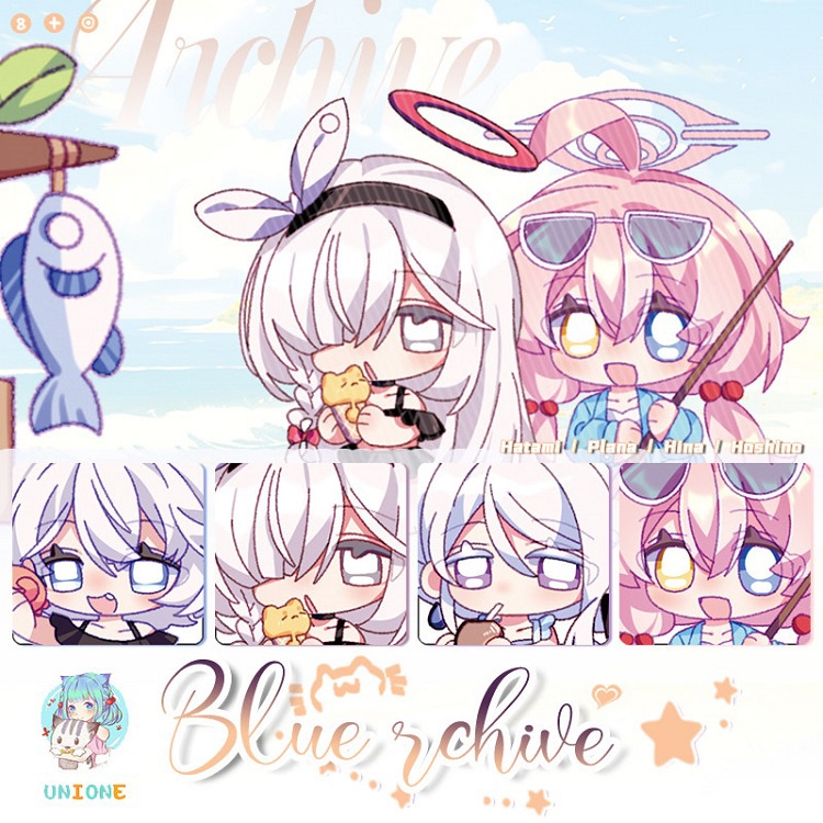 ブルーアーカイブ Blue Archive 空崎ヒナ 小鳥遊ホシノ プラナ 旗見エリカ アクリルスタンド