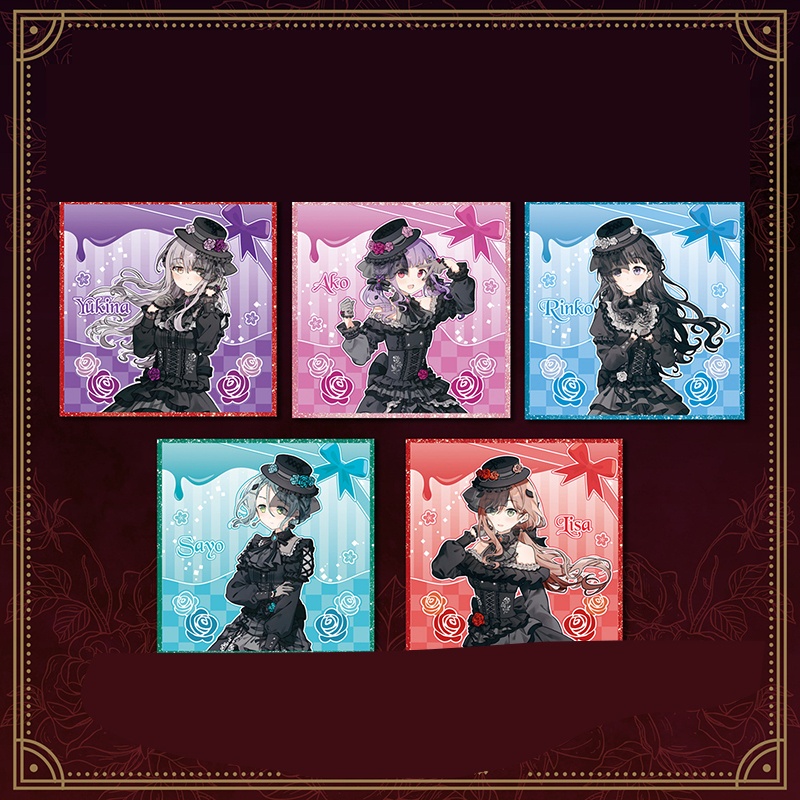 Roselia BanG Dream! バンドリ! バンドリ 湊友希那 今井リサ 氷川紗夜 白金燐子 宇田川あこ アクリルスタンド 色紙 缶バッジ