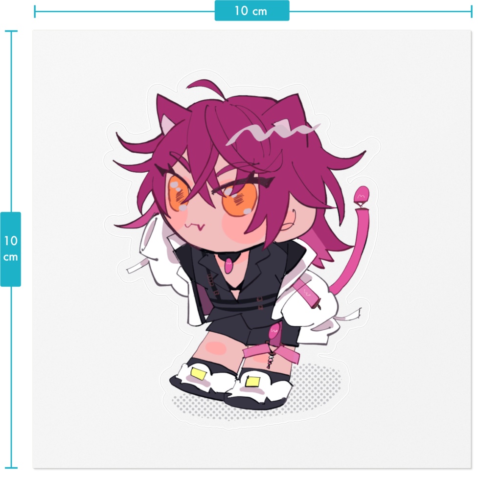 ちびめこステッカー