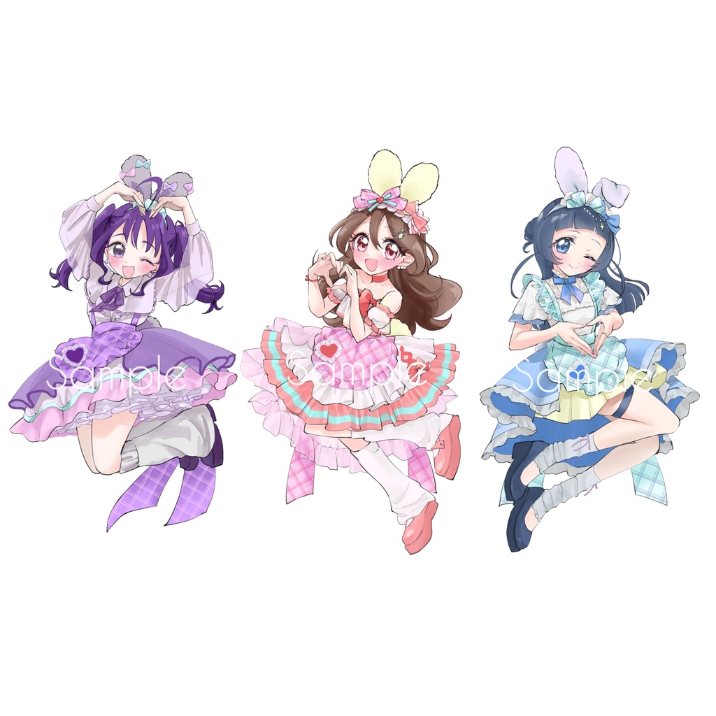キミプリメイドさんステッカー