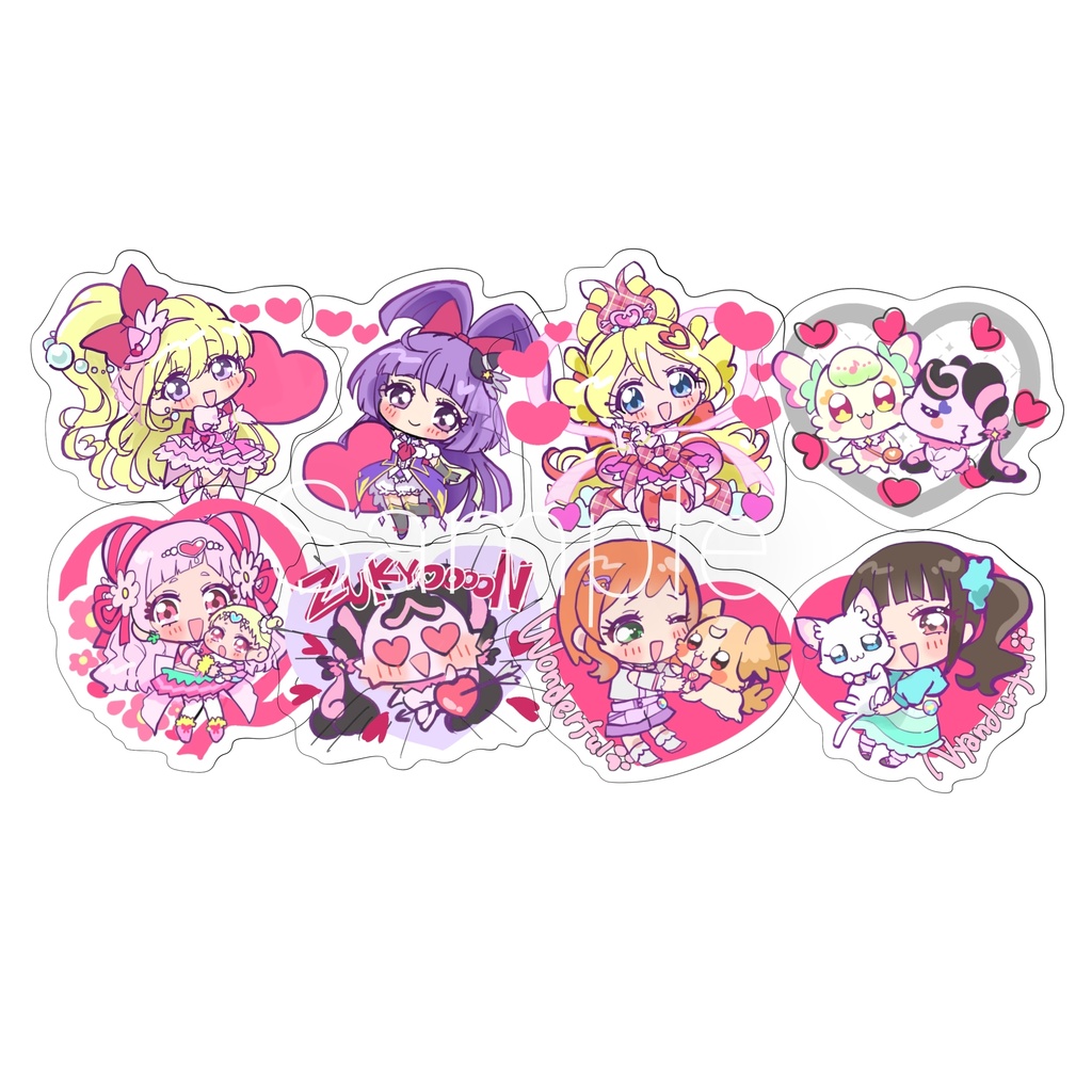 大好きが止まらない♡ミニシール8枚セット