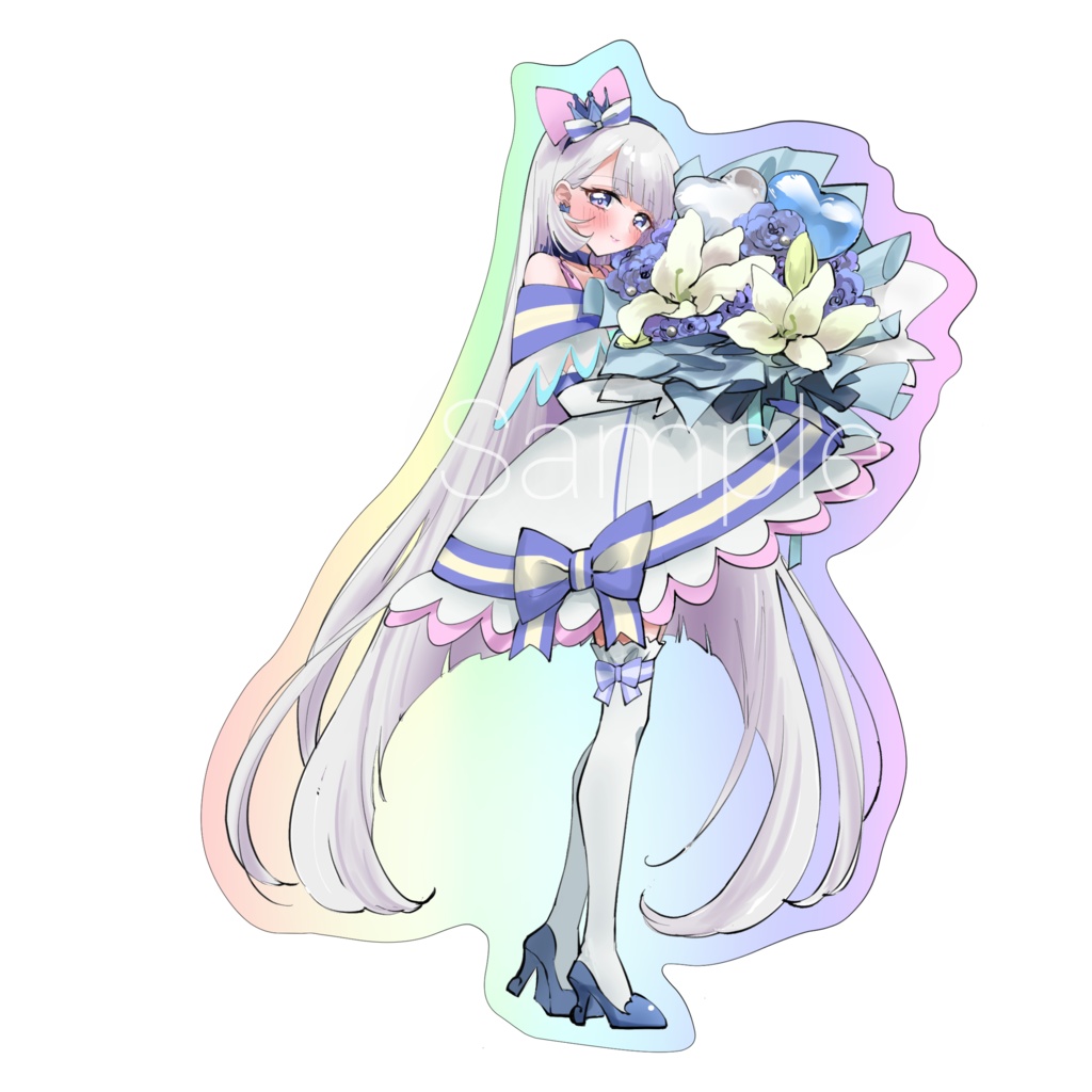 ニャミーホログラムステッカー