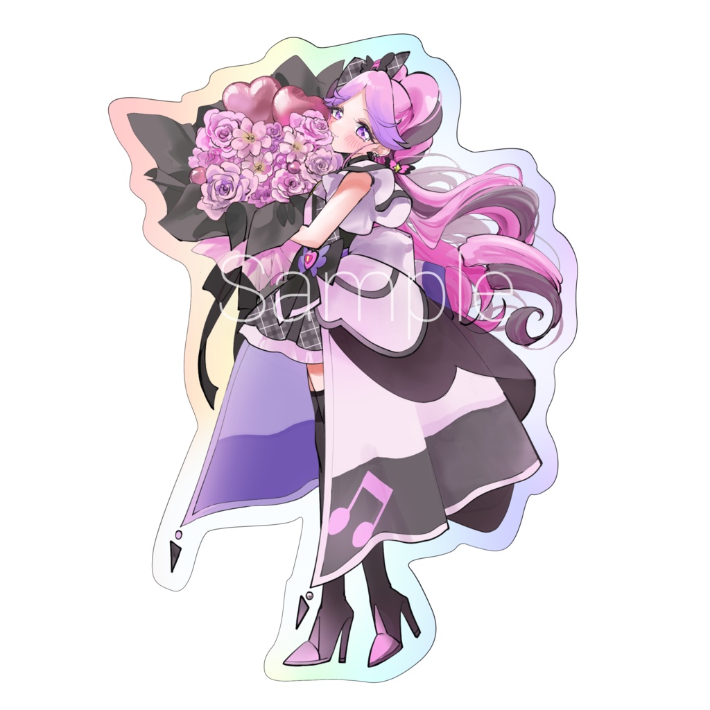 キッスホログラムステッカー