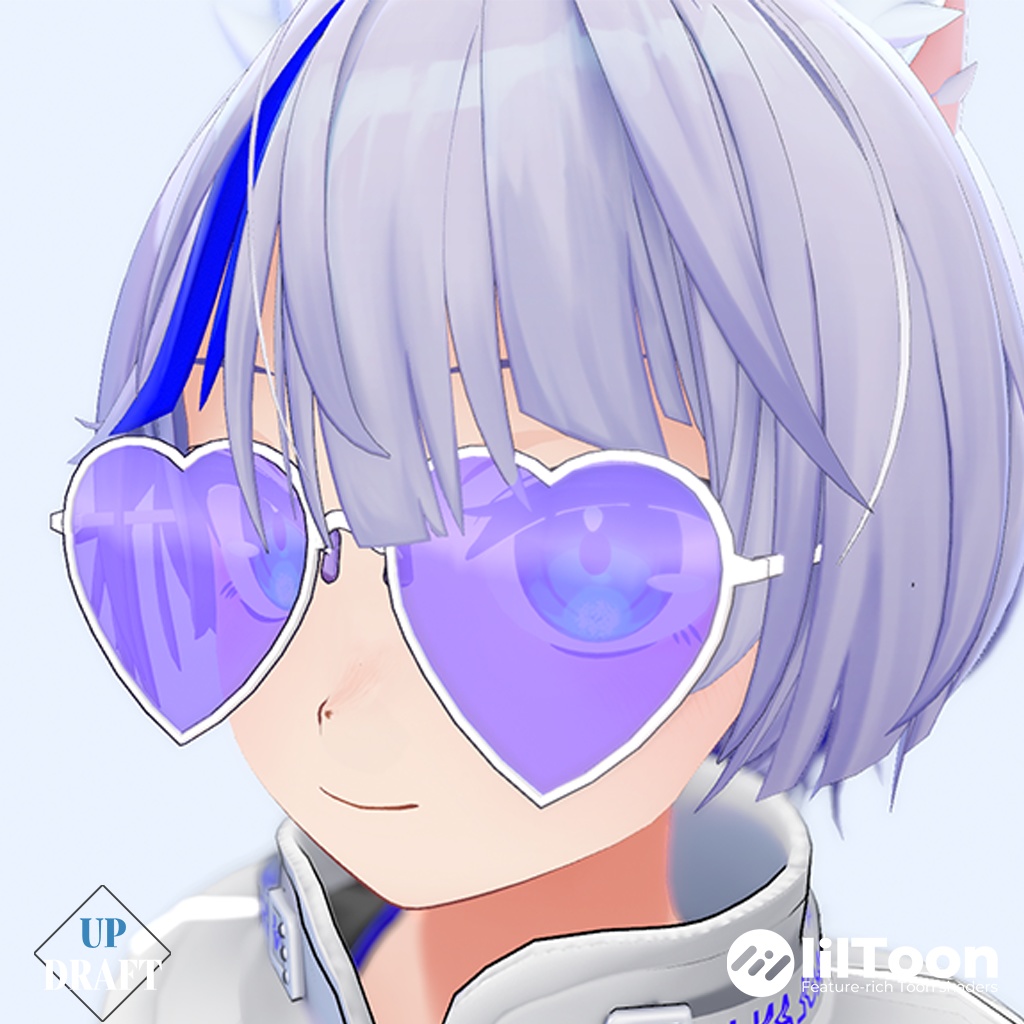 【無料】HeartGlass【VRChat想定】