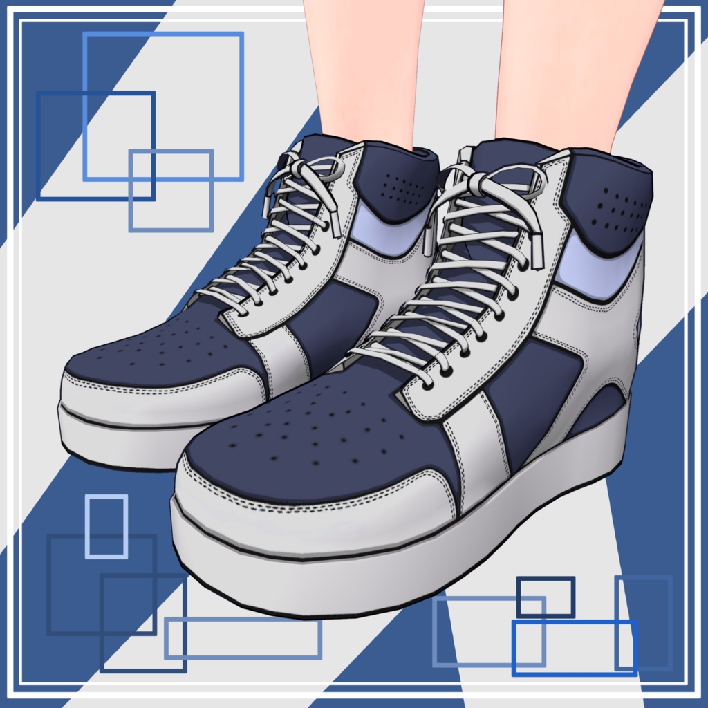 HigtCutSneaker【VRChat想定】