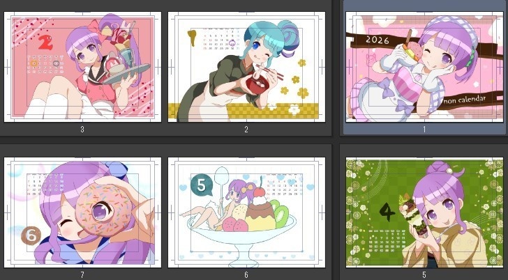 C107新作「2026のんカレンダー」