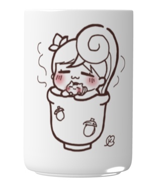 あったまリスの湯呑