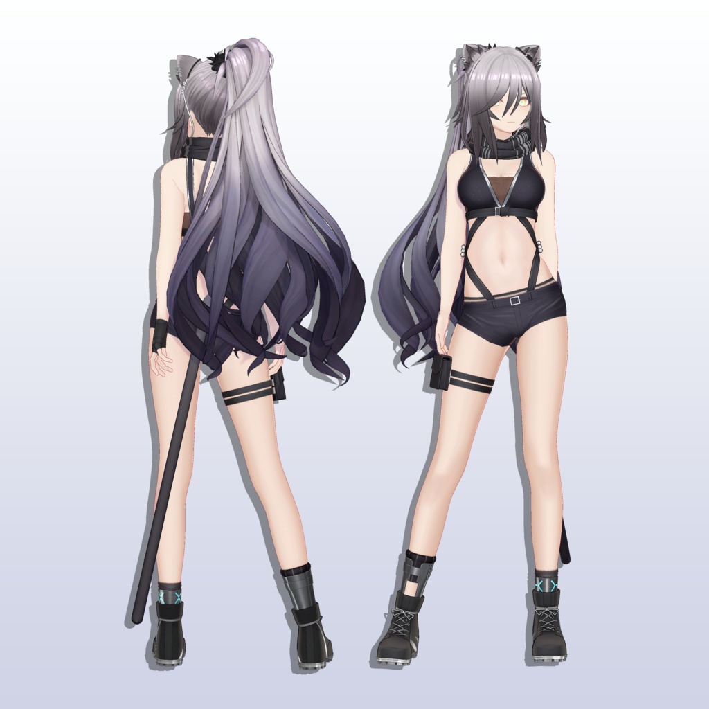 アークナイツ - 【シュヴァルツ】 / 明日方舟 - 【黑】 VRChatアバター