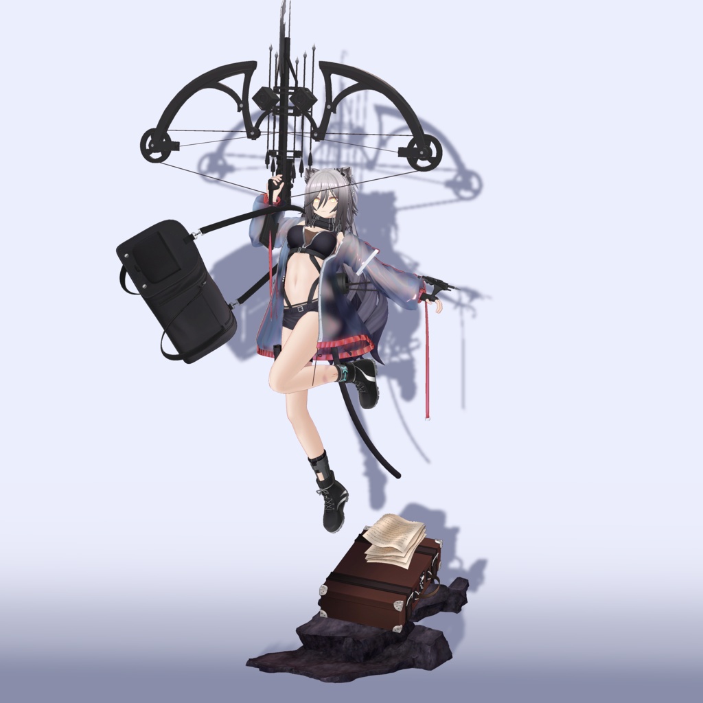 アークナイツ - 【シュヴァルツ】 / 明日方舟 - 【黑】 VRChatアバター