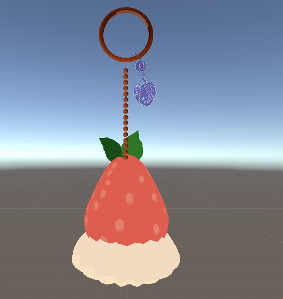 【無料】strawberry accessory =Dynamic bone 設定済み=