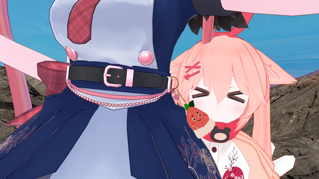 【無料】strawberry accessory =Dynamic bone 設定済み=