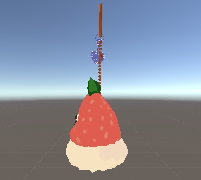 【無料】strawberry accessory =Dynamic bone 設定済み=