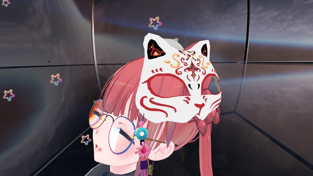 🔥🔥 夏祭りの猫面🔥🔥