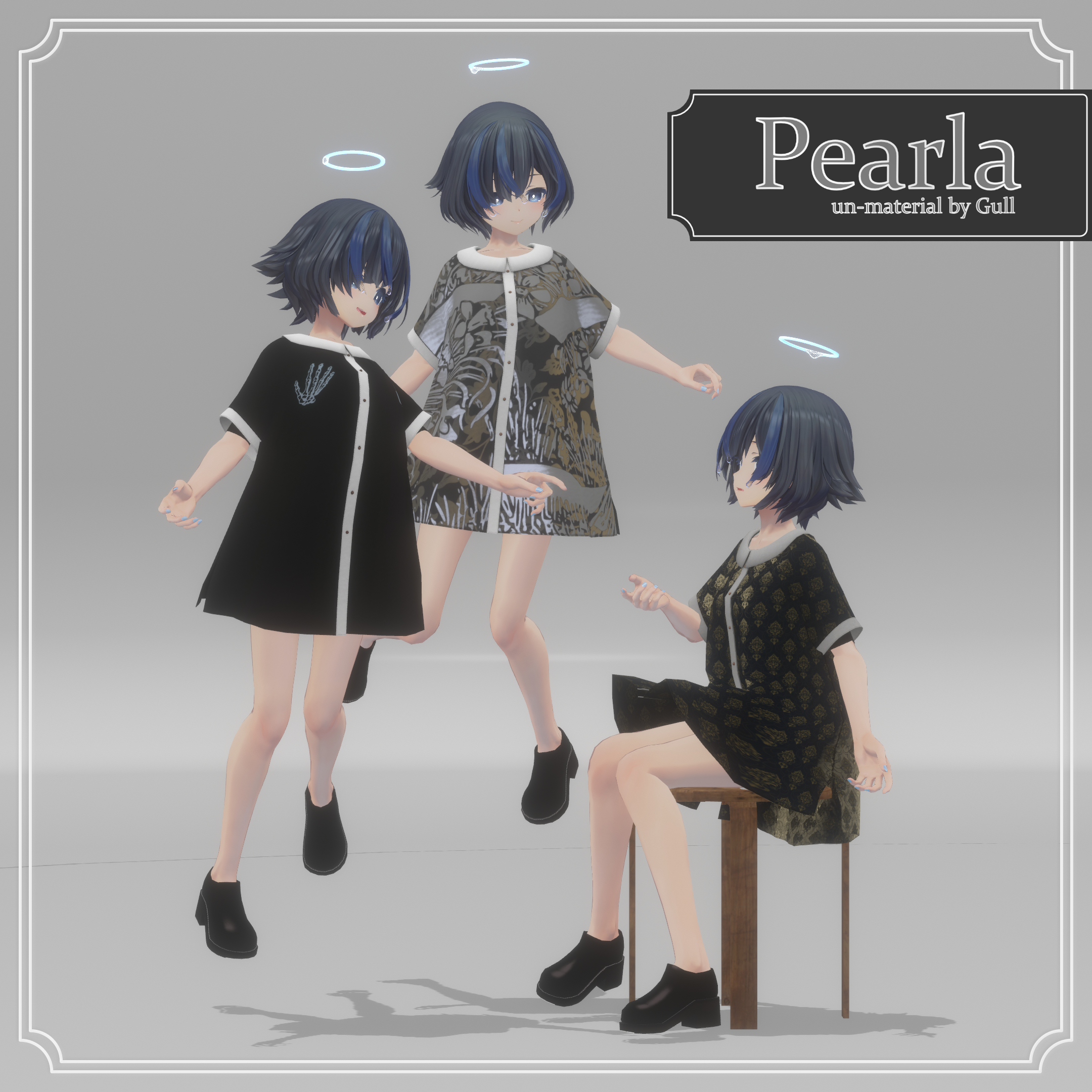[びしょぬれのしずくさん対応衣装] Pearla パーラ ブラウス