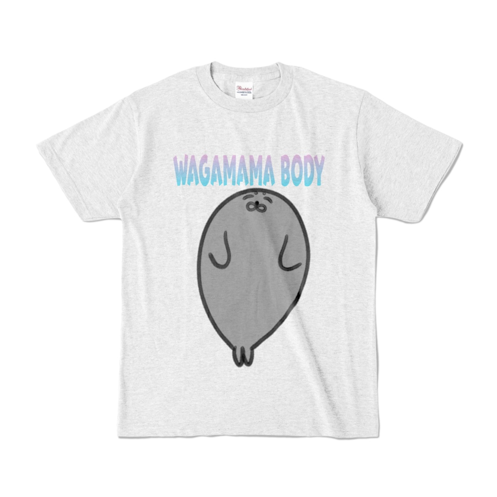 ゆるいアザラシくんTシャツ(WAGAMAMA BODY)