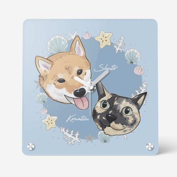 【サンプル】アクリル時計