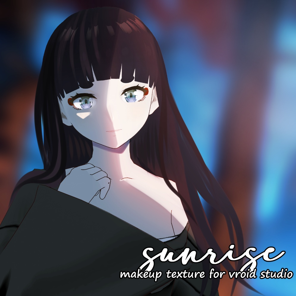【VROID STUDIO】Sunrise - makeup texture