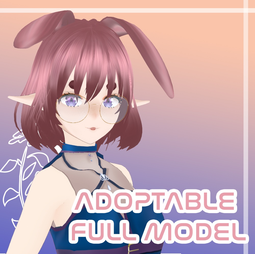 【VROID STUDIO】Adoptable Vtuber Model