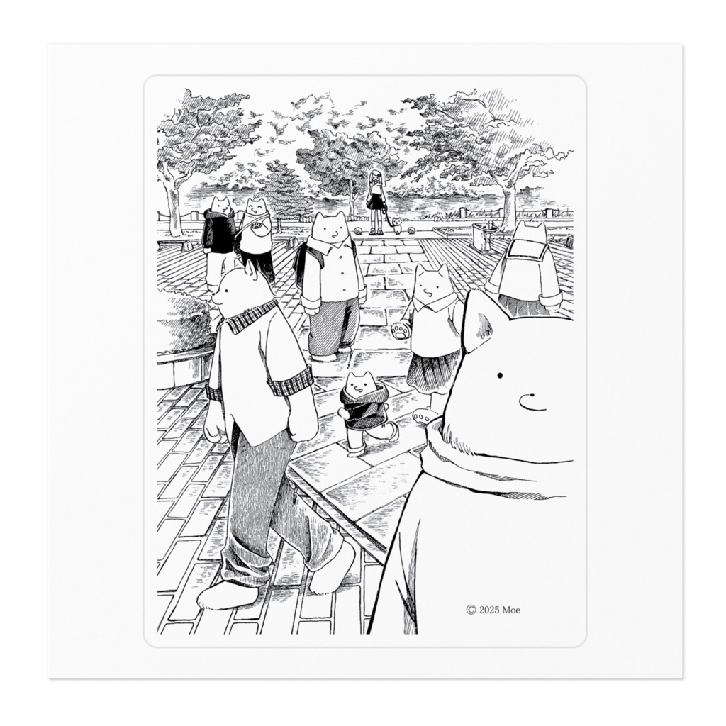 みないぬステッカー