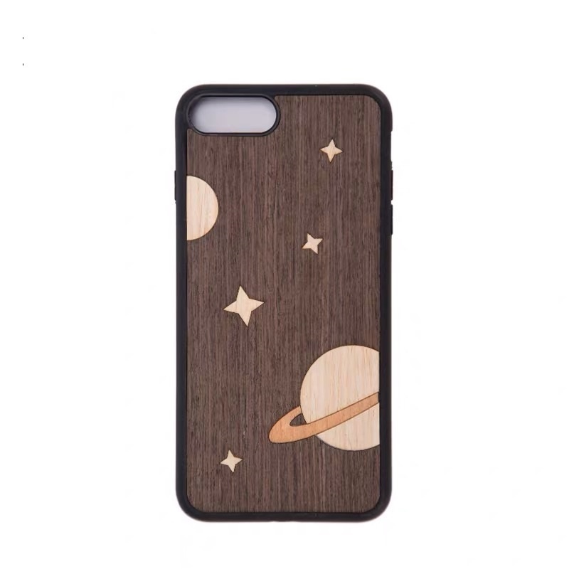 宇宙 可愛い 木製 手作り Iphoneケース スマホケース Cczakka