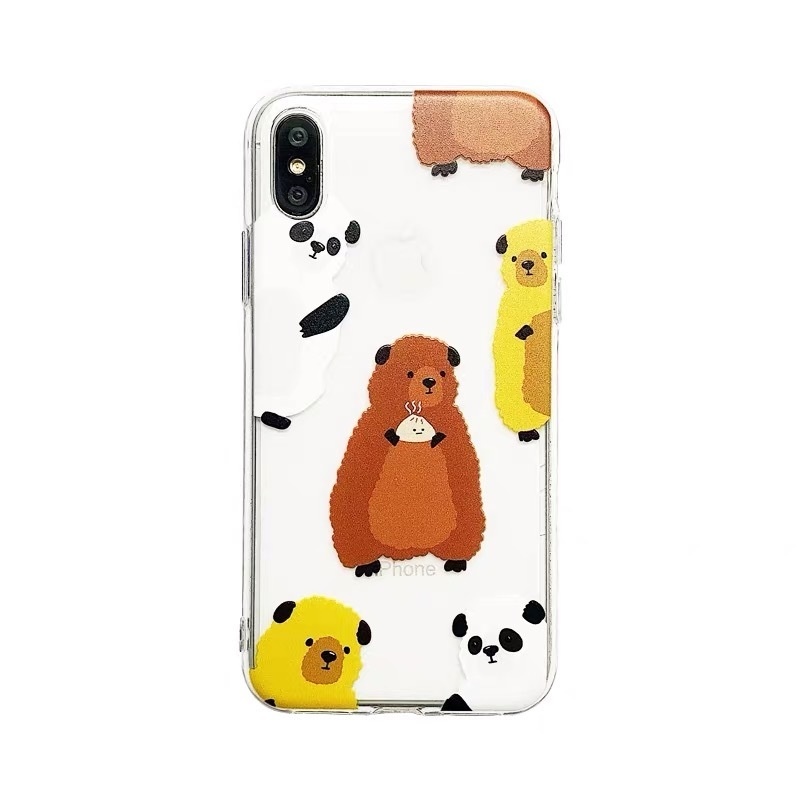 熊 可愛い 熊 デザイン Iphoneケース ソフトカバー スマホケース