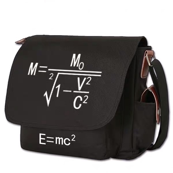【E=mc^2】アインシュタインの相対性理論 斜めかけバッグ ショルダーバッグ