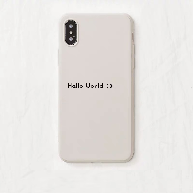 【Hello World】IT風 iPhoneケース (iPhone16シリーズ追加)