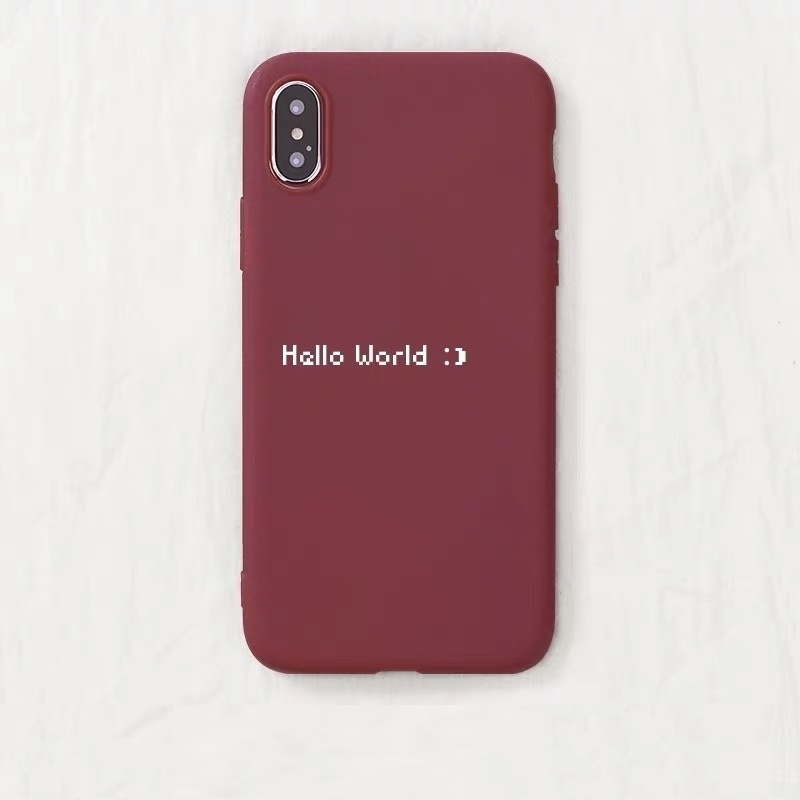 【Hello World】IT風 iPhoneケース (iPhone16シリーズ追加)