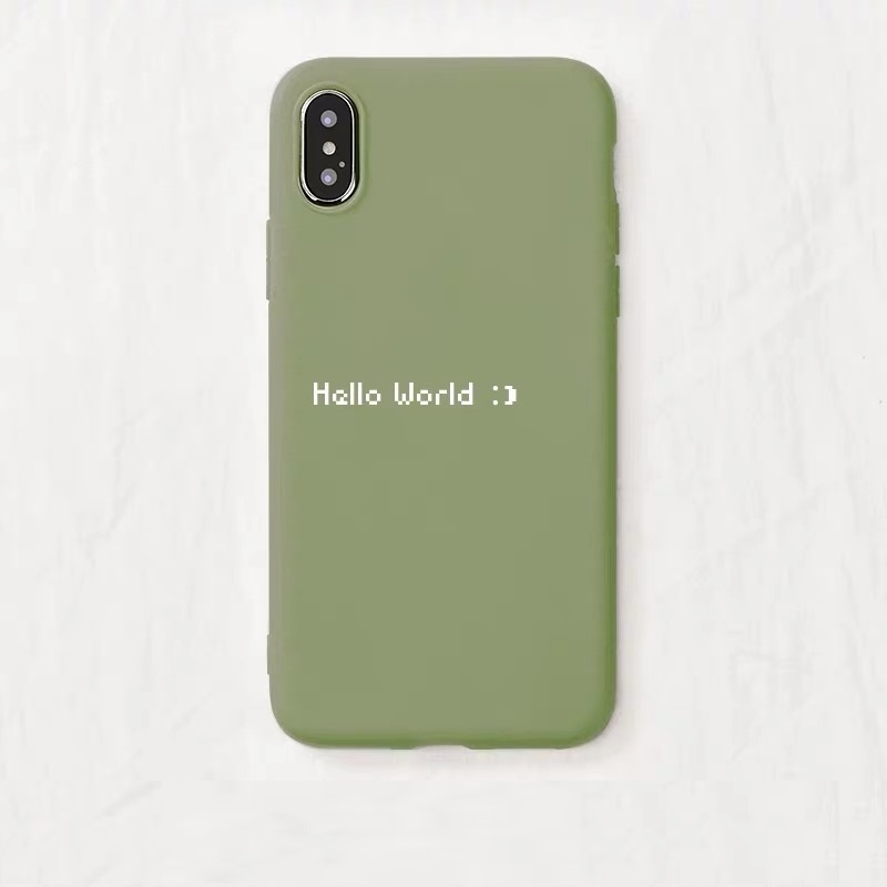 【Hello World】IT風 iPhoneケース (iPhone16シリーズ追加)