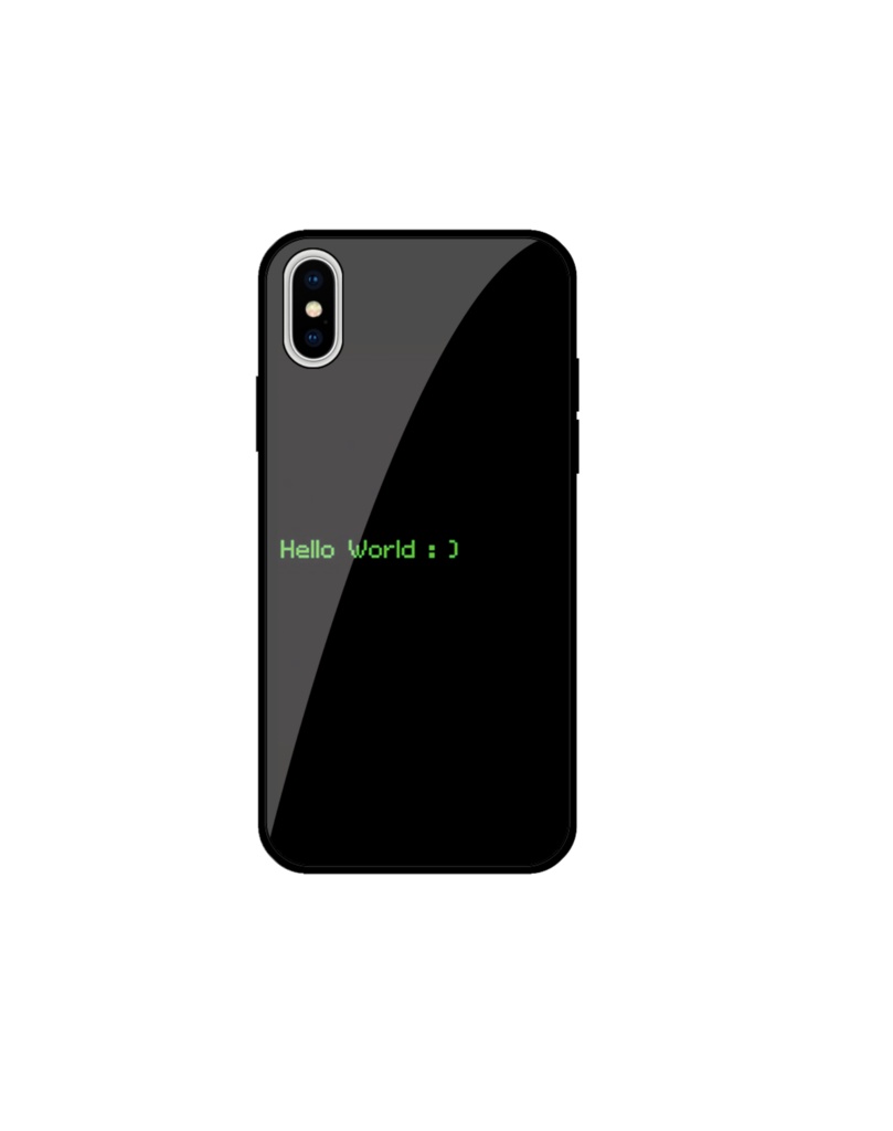 【Hello World:)】IT風 iPhoneケース (iPhone11/11pro/11promaxもあり)