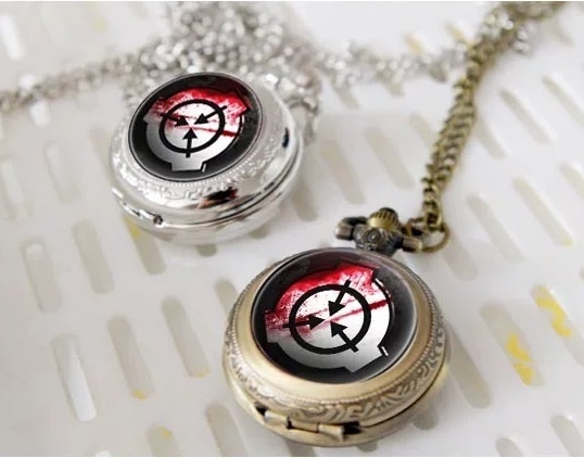 【⏱SCP財団】5種類 懐中時計 銀色/銅色(バッテリー付き)