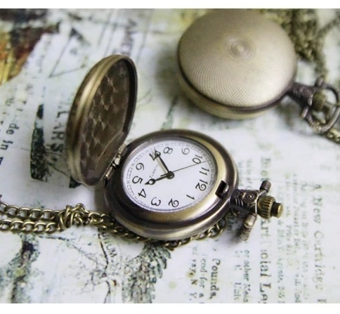 【⏱SCP財団】5種類 懐中時計 銀色/銅色(バッテリー付き)