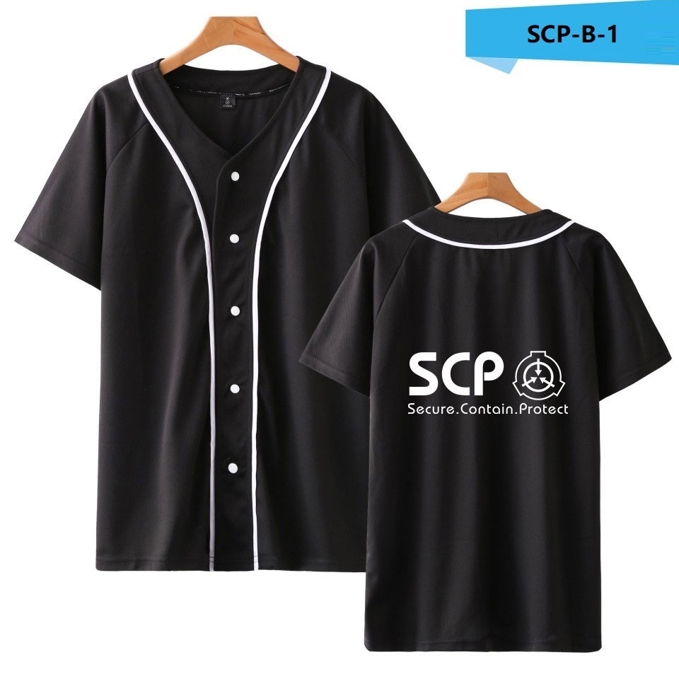 【SCP財団】4種2色 野球ユニフォーム 野球シャツ