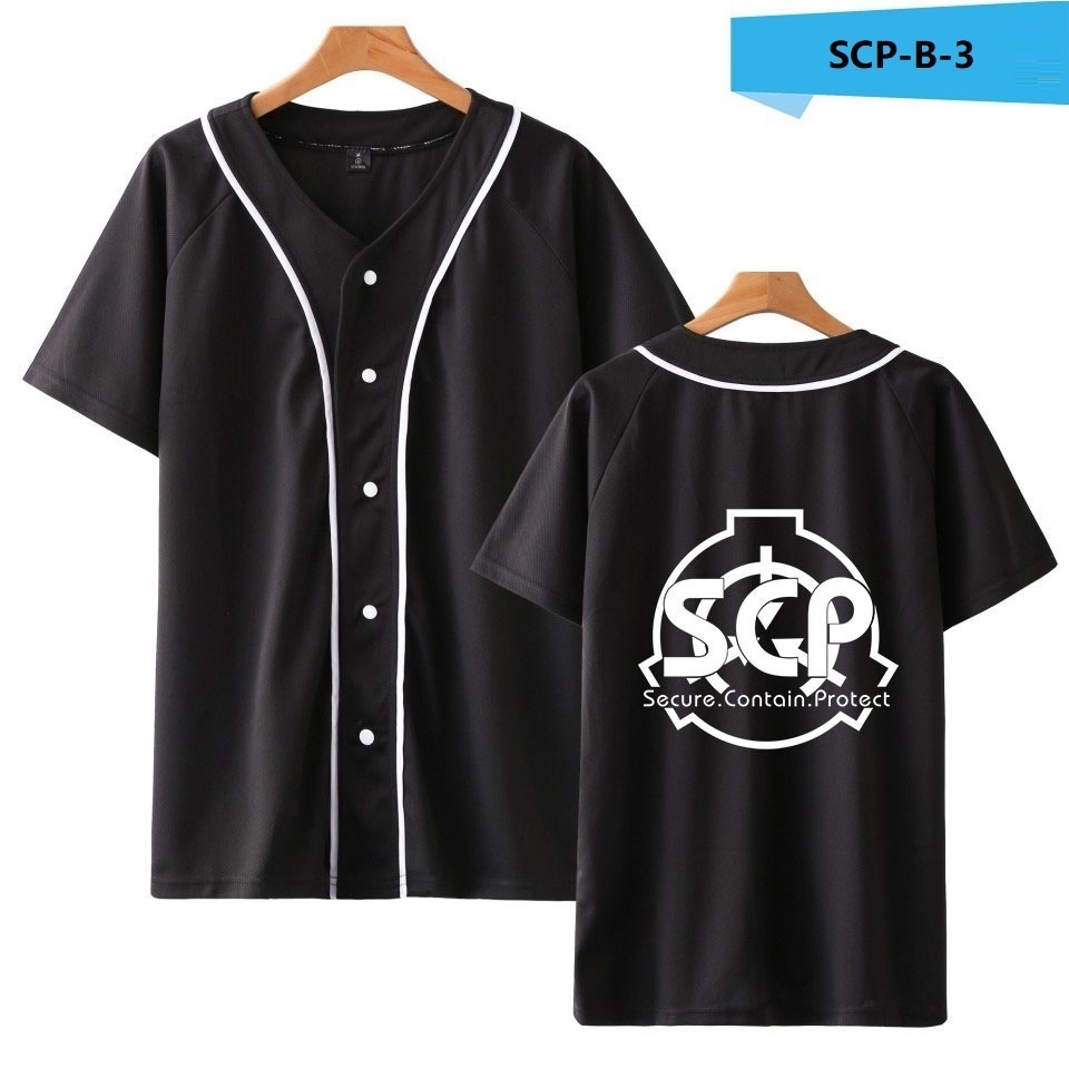 【SCP財団】4種2色 野球ユニフォーム 野球シャツ