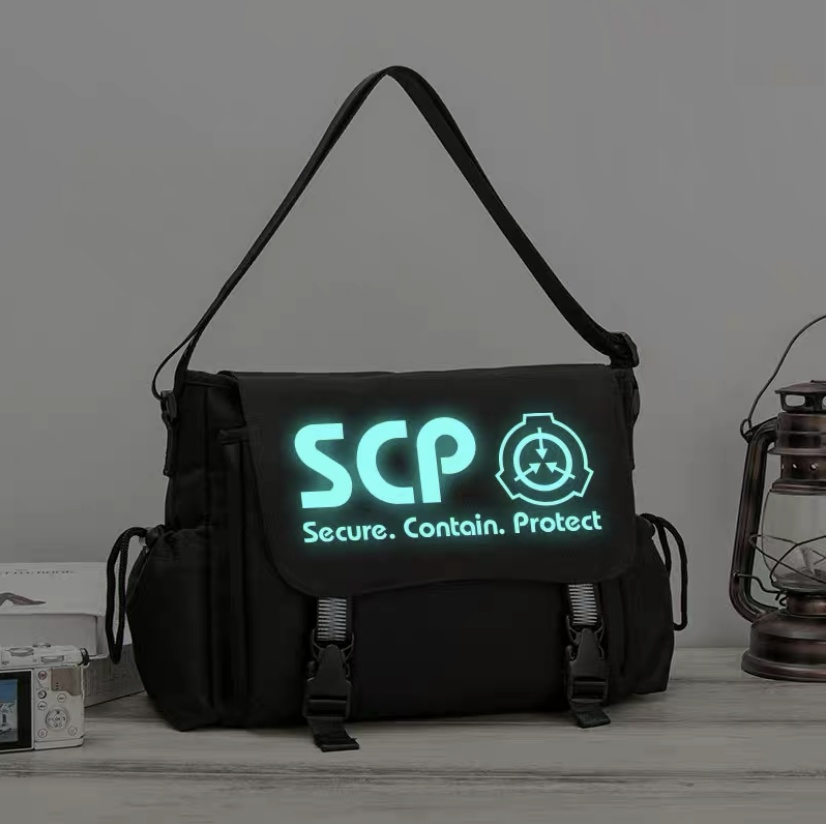 【SCP財団】普通/夜光 斜めかけバッグ ショルダーバッグ