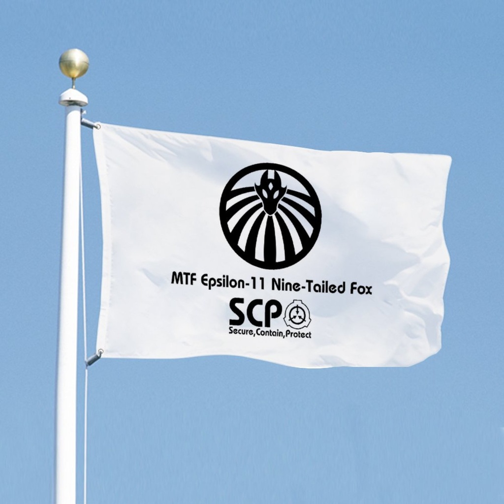 【🏳SCP財団機動部隊⁻九尾狐】カスタム 旗 のぼり