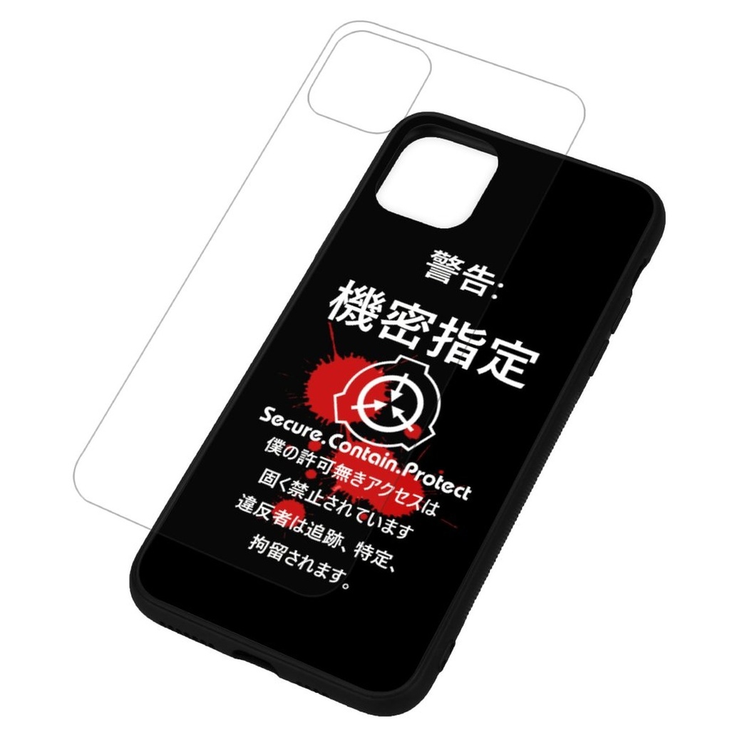 【SCP財団】強化ガラス iPhoneケース